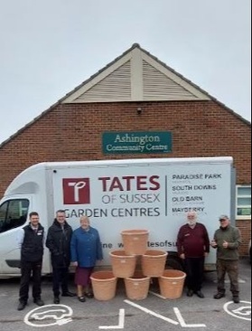 Tates of Sussex Garden Centre's donation to The ACC