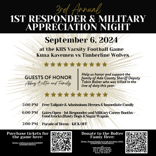 Annual 1st Responders & Military Night