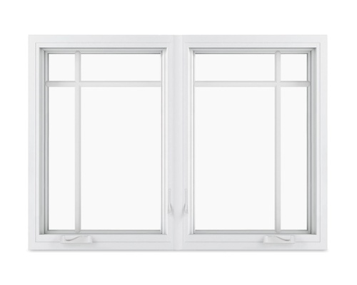 Replacement Casement Fiberglass Window Cottage 4-high pattern