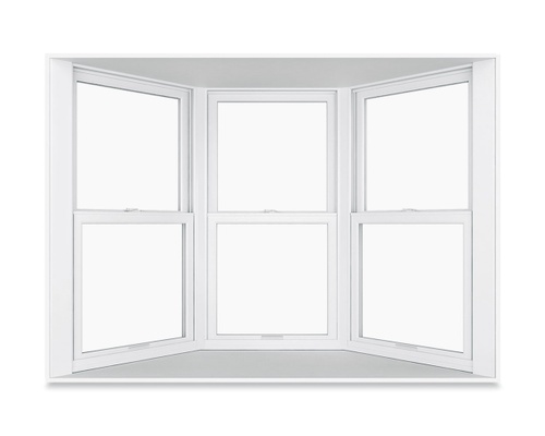 Replacement Double Hung Bay Window with operator center unit