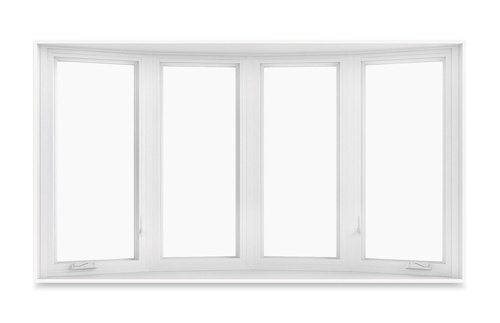 Bow window with 4-wide casements