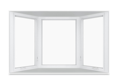 Replacement Double Hung Bay Window with Picture Center Unit