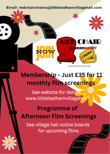 Red Chair Community Cinema - Second Friday of the Month (Evening)