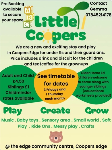 Little Coopers Stay & Play Sessions