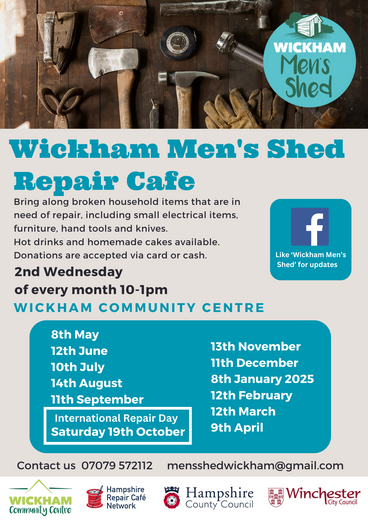 Wickham Men's Shed Repair Cafe