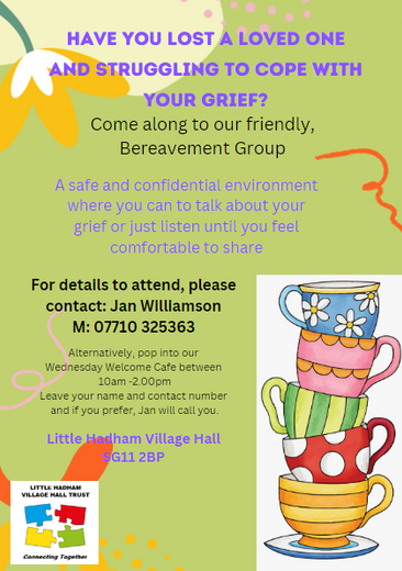 Lightbox image for Bereavement Cafe - Tuesday Monthly