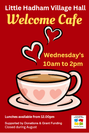 Welcome Cafe - Open Every Wednesday