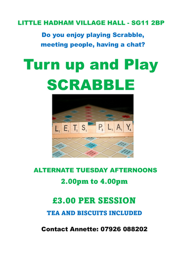 Lightbox image for Scrabble - Turn Up and Play - Alternate Tuesdays