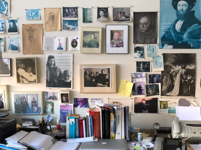 A still image of painter and professor William Bailey's studio workspace.