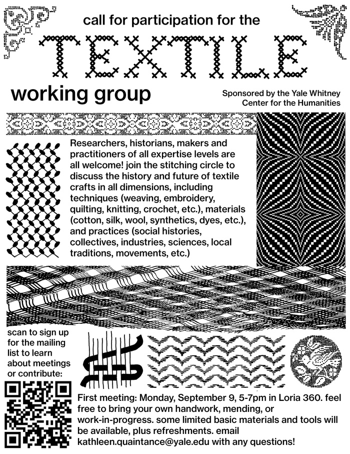 Textile group forming in fall 2024