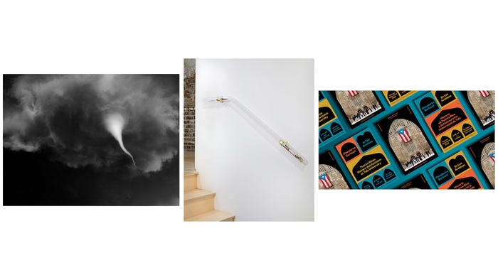 Images of artworks by the three 2023-2024 postgraduate fellows.