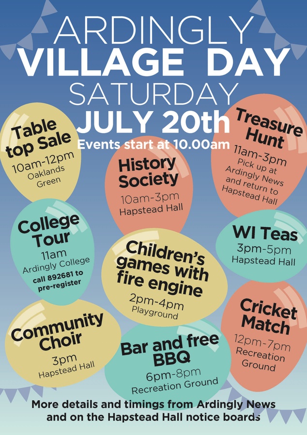 Ardingly Village Day was on Saturday 20th July