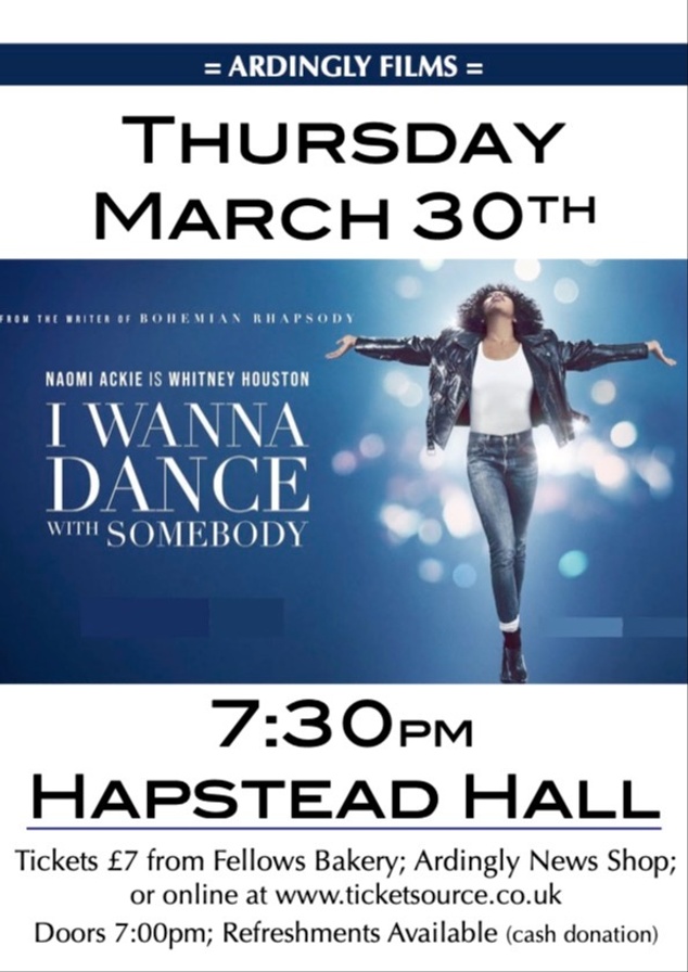 Our film in March 23, was the fabulous Whitney Houston biopic, ‘I Wanna Dance With Somebody’.