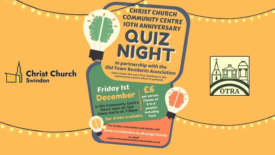 Community Centre 10th Anniversary Quiz Night