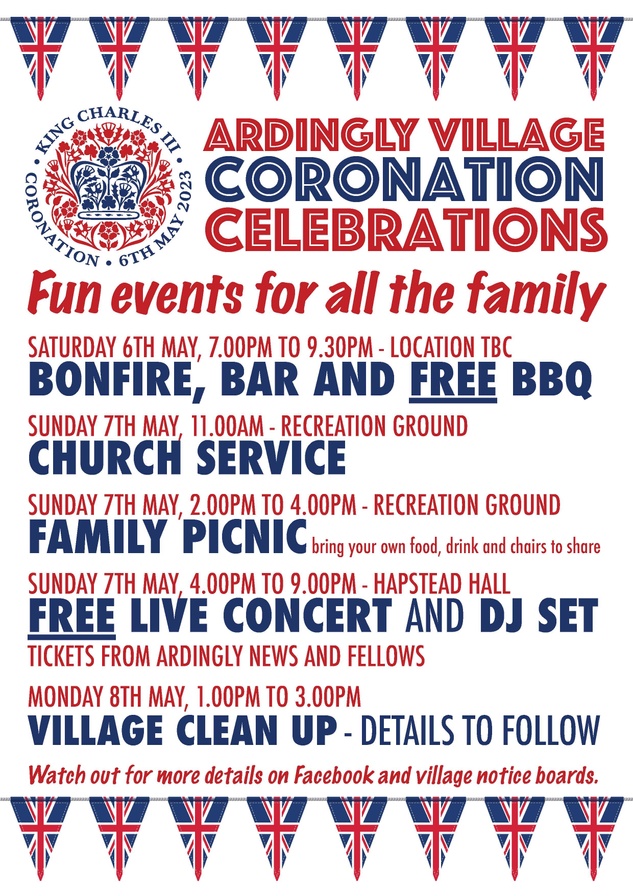 Lots of fun Coronation events were enjoyed in the village on the occasion of the King's Coronation in May 2023...