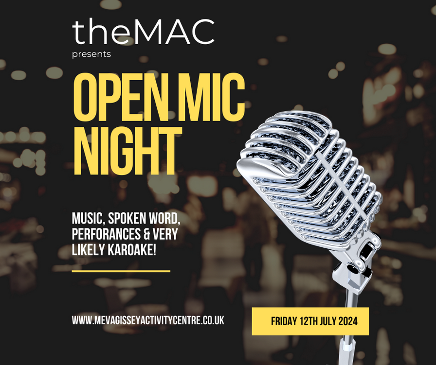 Open Mic 12th July 2024