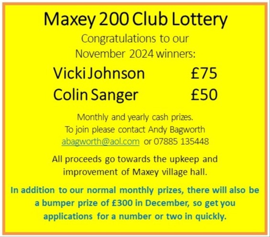 Maxey 200 Club