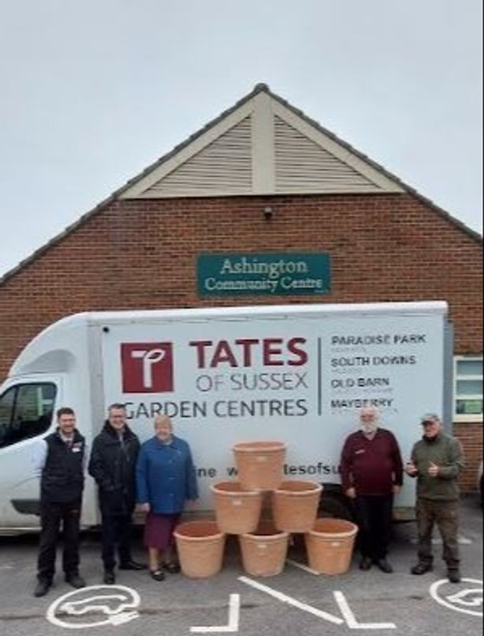 Tates of Sussex Garden Centre's donation to The ACC