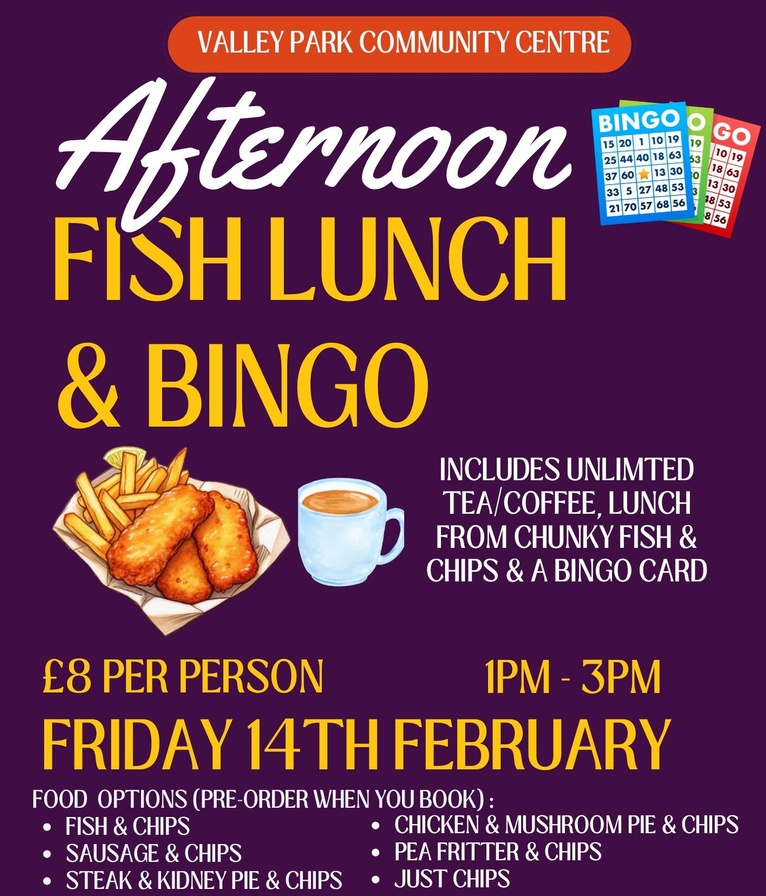 Afternoon Bingo and Fish Lunch