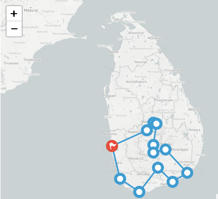 tourhub | Stelaran Holidays | Trekking & Hiking Experience | Tour Map