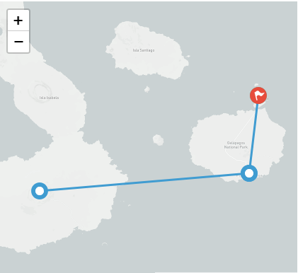tourhub | Ecuador Galapagos Travels | Galapagos Expedition Tour | Tour Map