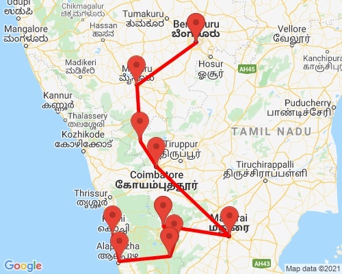 tourhub | Agora Voyages | Cochin to Bangalore Backwater, Tea Estate, Temple & Palaces | AGORA657