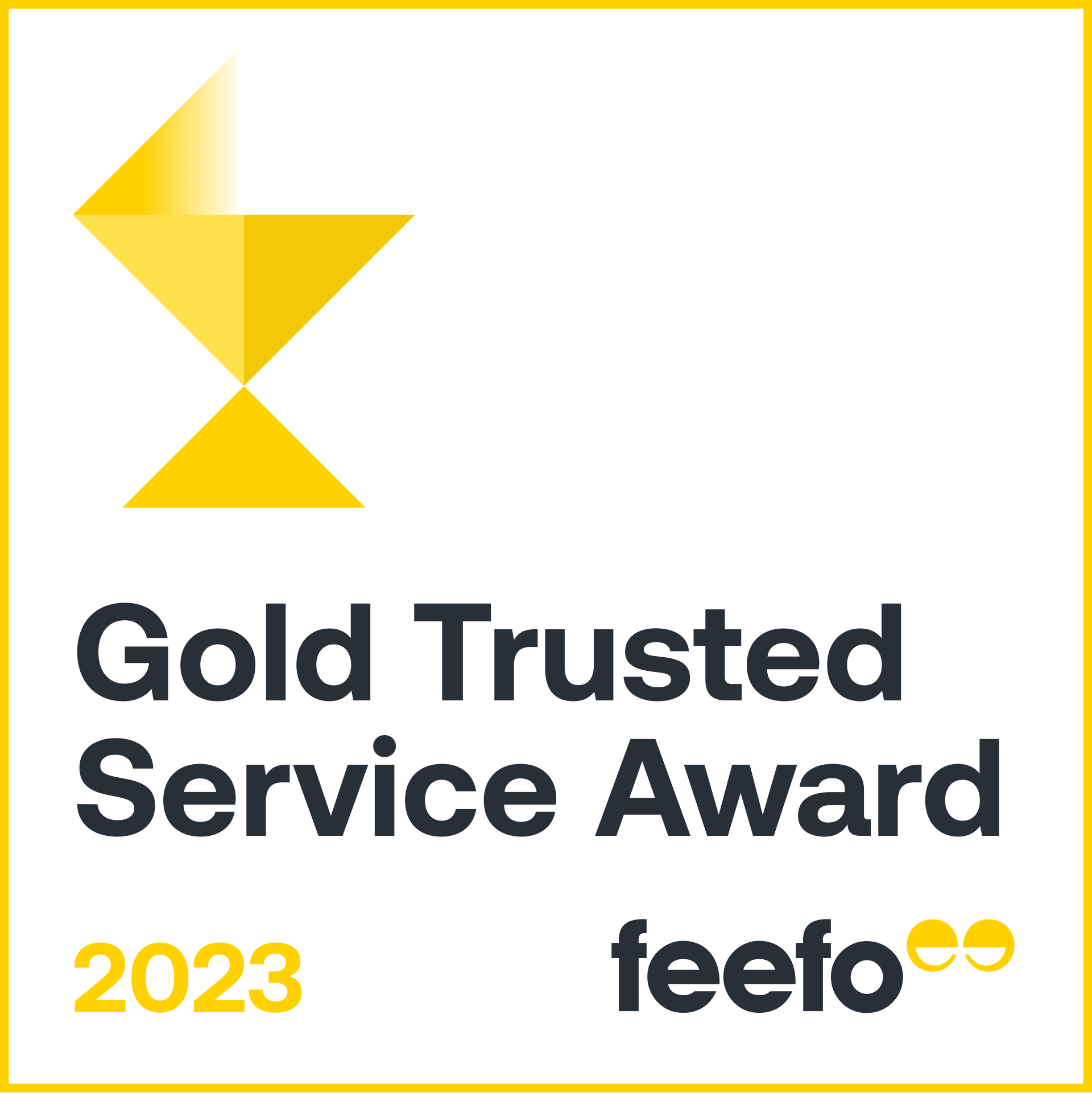 2023 Gold Trusted Service Award