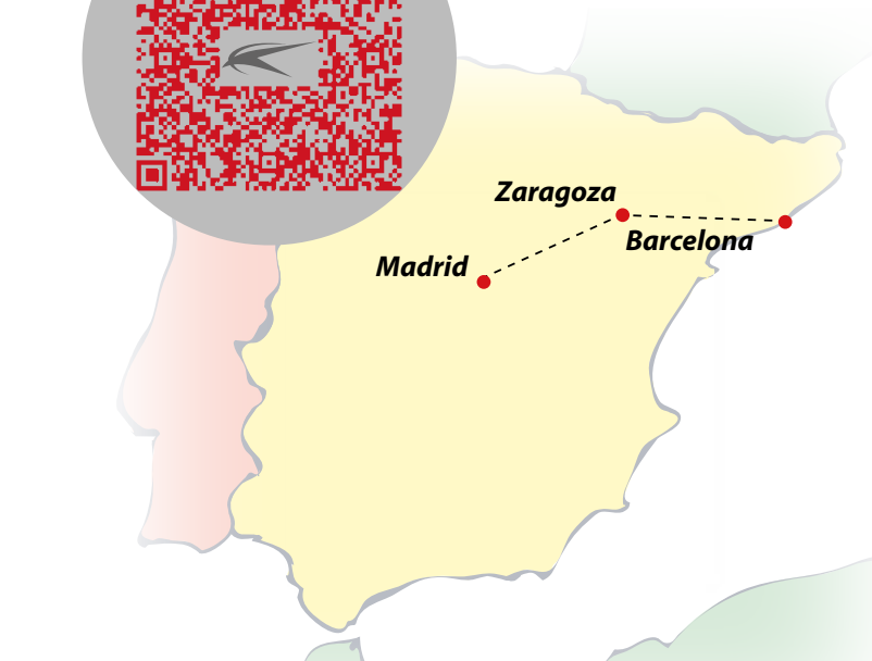 tourhub | VPT TOURS | 5 days tour From Barcelona to Madrid (Saturdays) | Tour Map