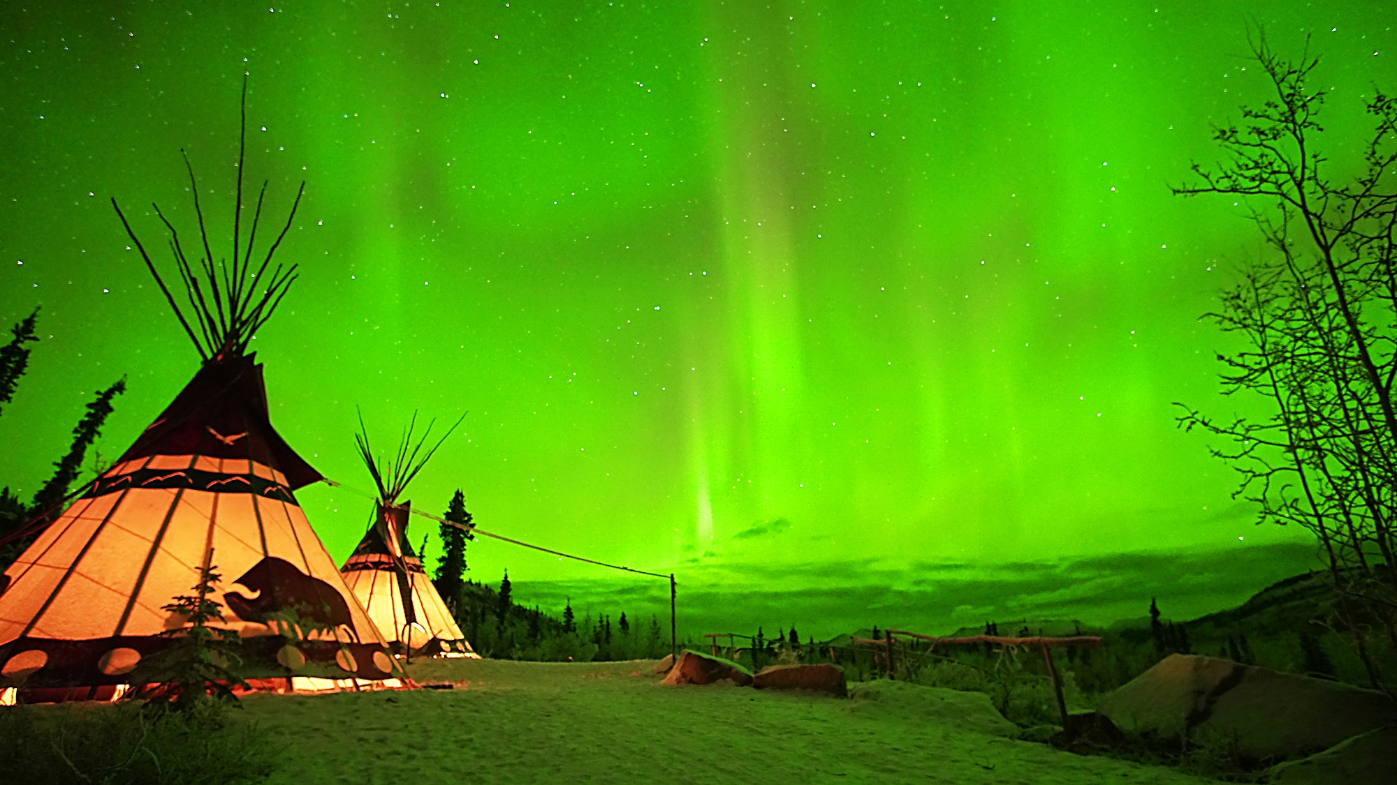 tourhub | Arctic Range Adventure | Best Value Aurora Viewing | Snowshoeing, Wildlife & Hot Springs 