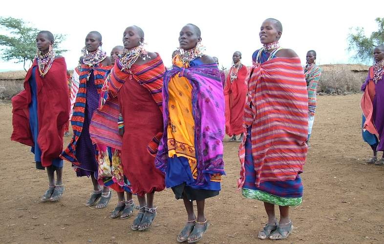 Maasai Women Dancing