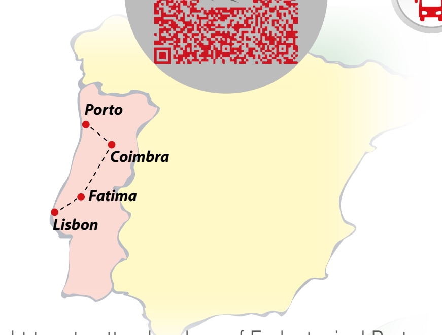 tourhub | VPT TOURS | 6 Days from  Porto to Lisbon (Saturdays) | Tour Map