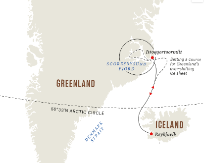 tourhub | HX Hurtigruten Expeditions | The Ultimate Fjord Expedition | Tour Map