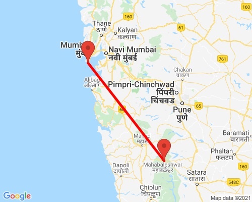 tourhub | Agora Voyages | Mumbai and Mahabaleshwar Private Tour | Tour Map