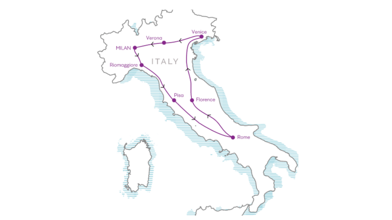 tourhub | U. | 10-Days Italy Pizza & Pasta - Euro Rail Trail 