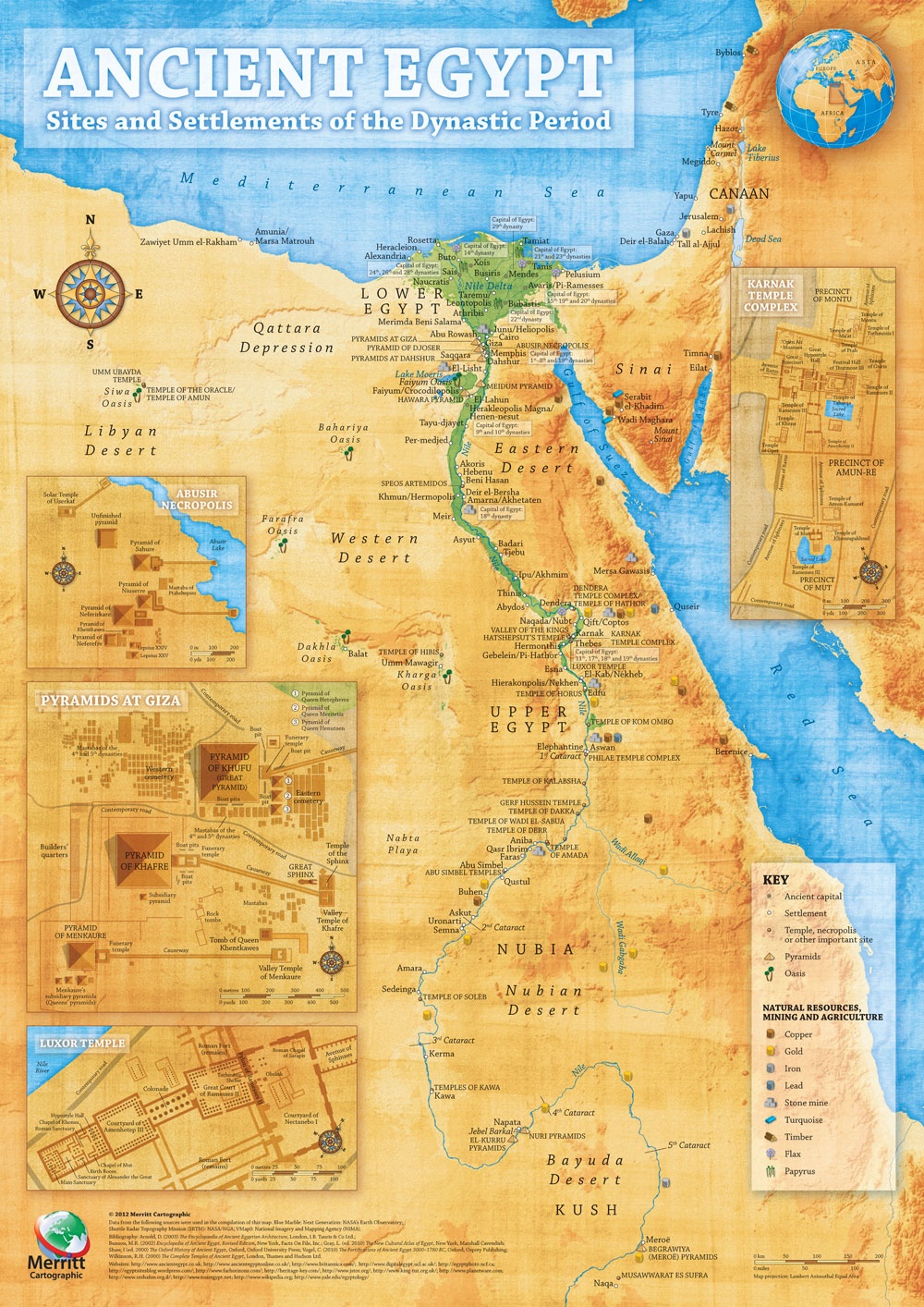 tourhub | Beyond The Nile Tours | Egypt's Heart (eight-day) Nile Cruise | 1-0001 | Route Map