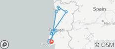 tourhub | Indogusto | Epic Portugal Complete | Tour Map