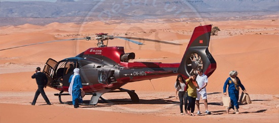 tourhub | Voyagiste Maroc | Luxury Helicopter Tour From Marrakech To Erg Chigaga Desert 2 Days 