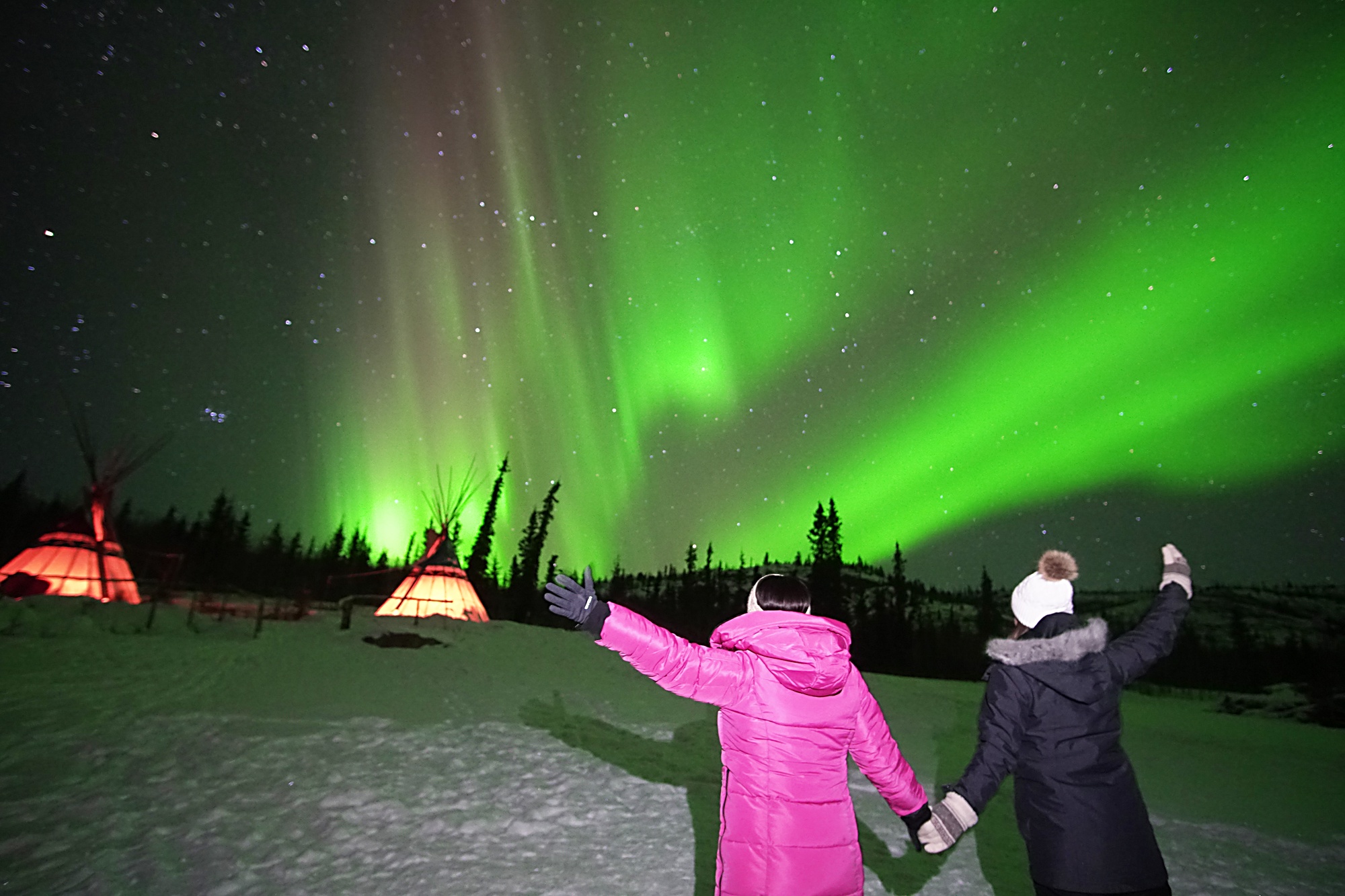 tourhub | Arctic Range Adventure | Best Value Aurora Viewing | Snowshoeing, Wildlife & Hot Springs 