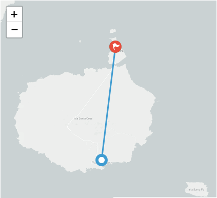 tourhub | Ecuador Galapagos Travels | 4 Days Magic of Santa Cruz | Tour Map