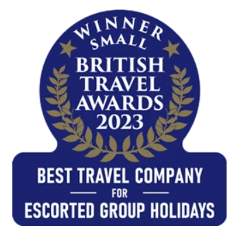 Best Travel Company for Escorted Group Holidays- Winner, Small