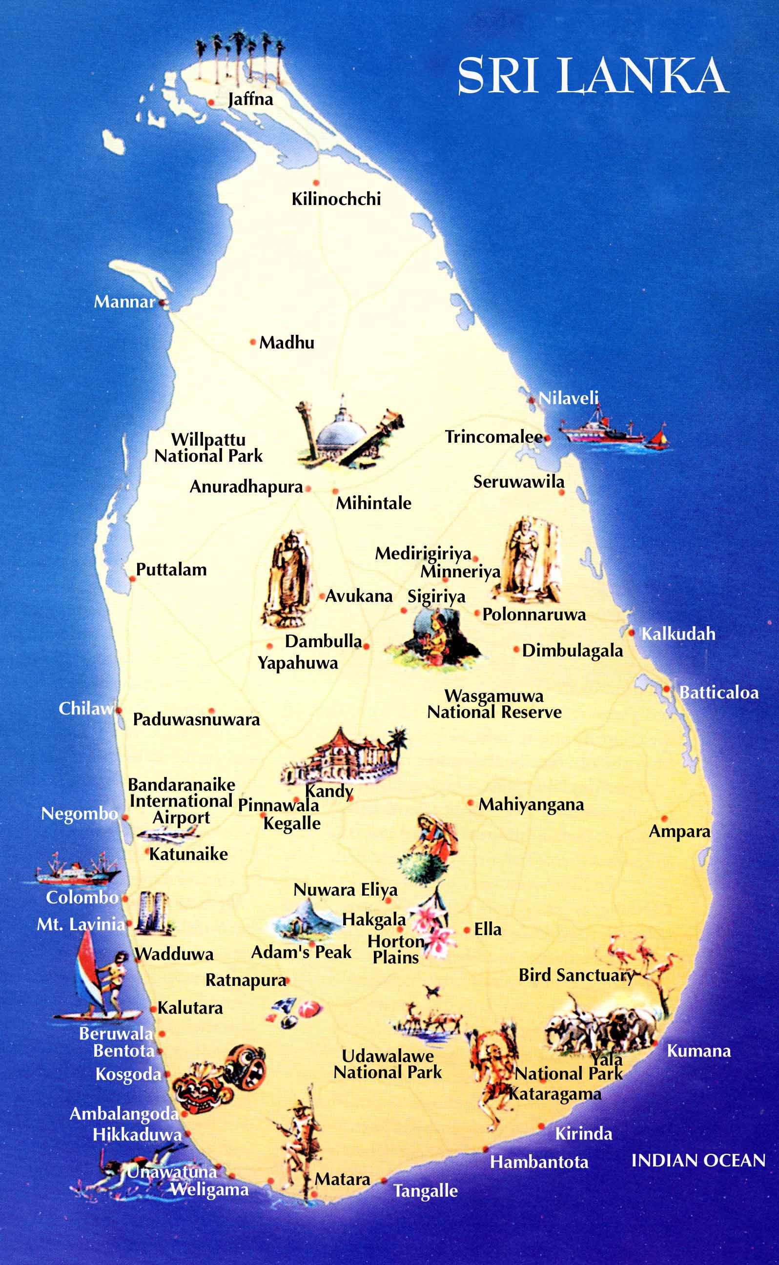 tourhub | Explore Vacations | Exclusive Honeymoon Days in Sri Lanka | Tour Map