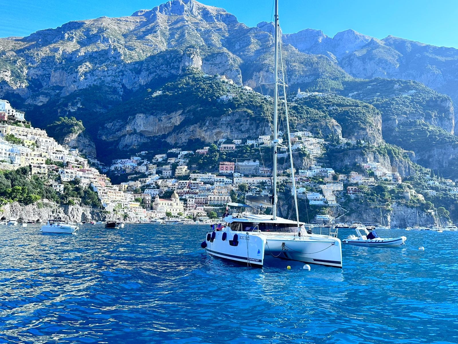 tourhub | Sail and Experience | Delicious Amalfi Coast - Luxury Sailing Catamaran ALL INCLUSIVE 