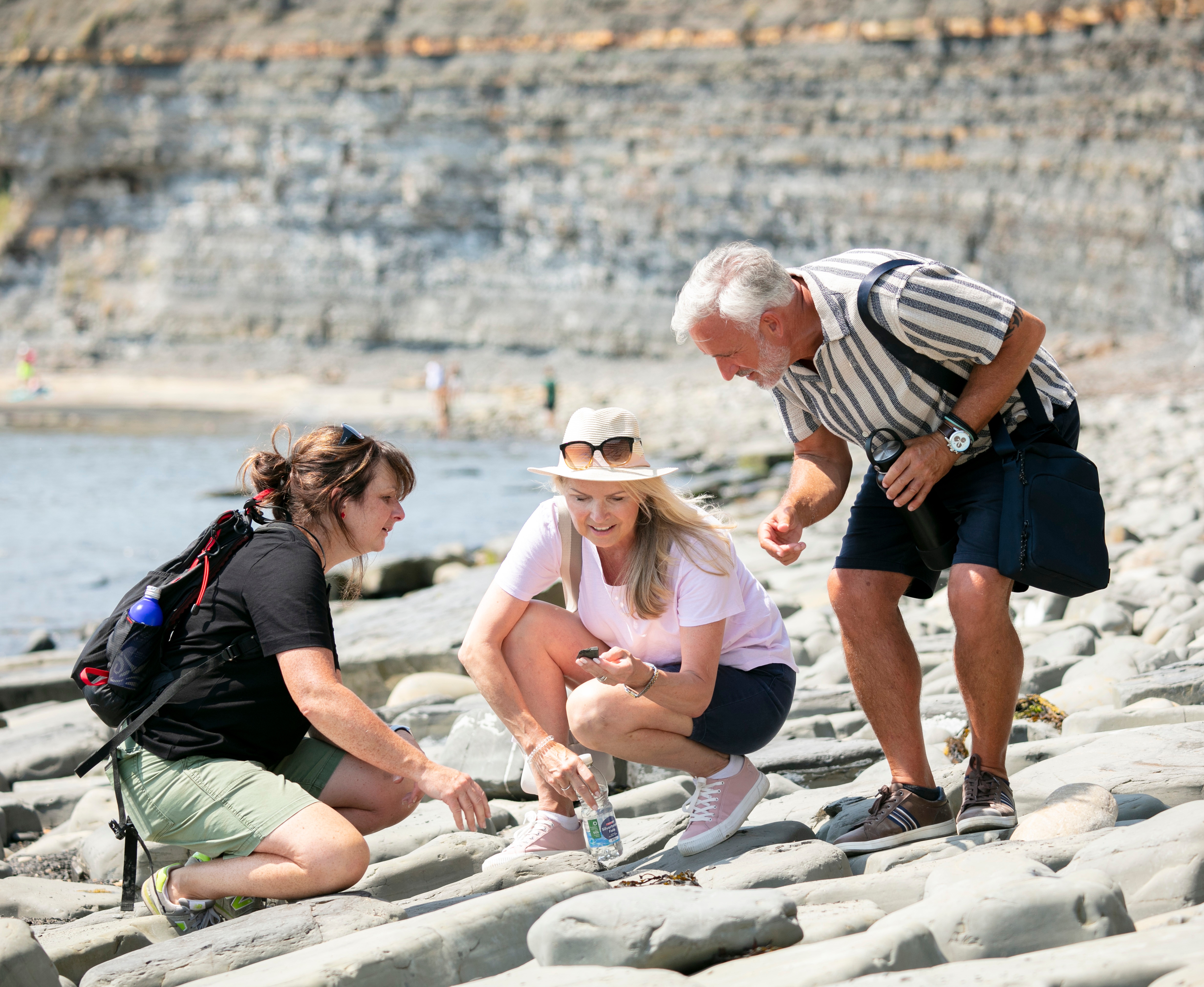 Fossil hunting, Lyme Regis, Jurassic Coastsic Coast