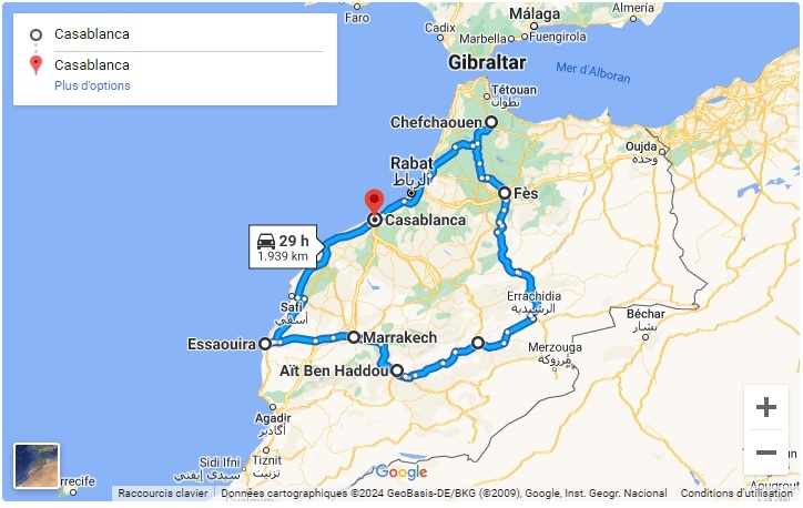 tourhub | Morocco Cultural Trips | 13-Day Tour: Discover the Best of Morocco | Tour Map