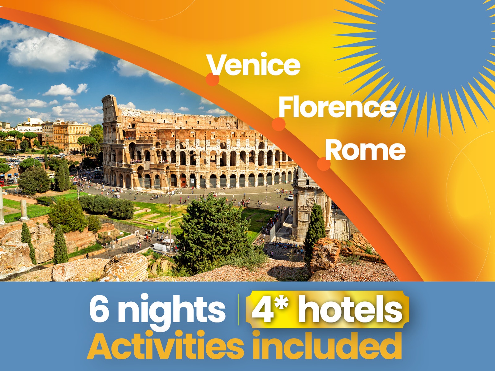 Tour | Venice, Florence, Rome: signature (4* hotels) low carbon tour by ...