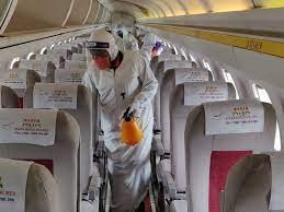 Disaffected and Clean aircraft cabin