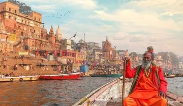 tourhub | Offbeat India Tours | India Golden Triangle Tour with Varanasi & Khajuraho 