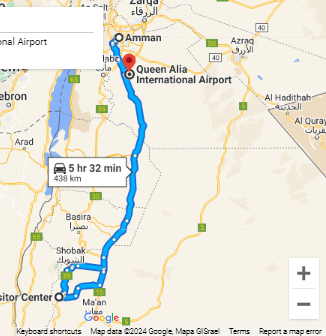 tourhub | Yota Travel and Tourism | Extension Petra - 02 Days | Tour Map