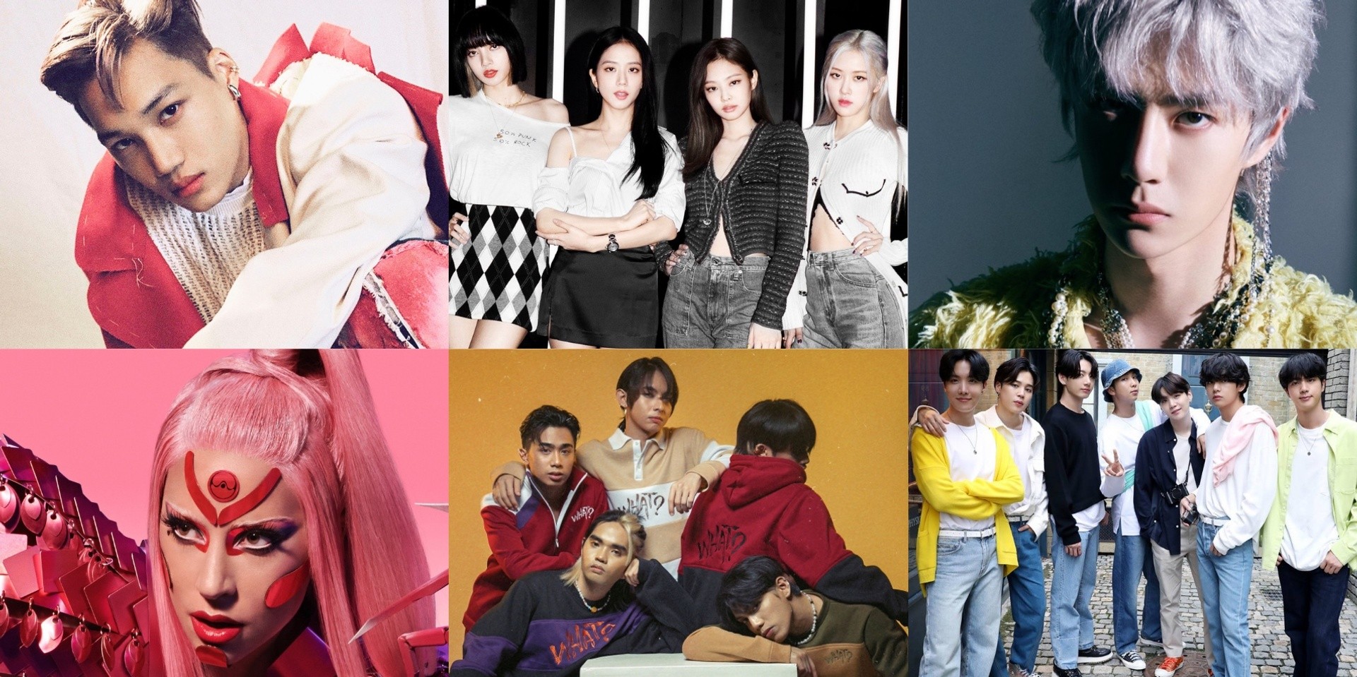 14 collaborative creations between artists and brands — featuring merchandise and collections from BTS, BLACKPINK, EXO's Kai, SB19, Wang Yibo, and more