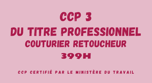 Représentation de la formation : FA-BC03 - Activité Type N°3 du TP - Couturier retoucheur